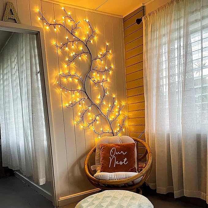 Enchanted Willow Vine Lights for Wall: 7.5FT led Twinkling Tree Branch Light - Image 2