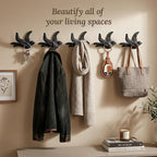 Flying Bird Cast Iron Hooks Non Rusting Interior or Exterior Decorative Wall - Image 7