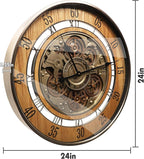 HOIBAI Large Wall Clock, 24 Inch Wall Clocks - Image 5