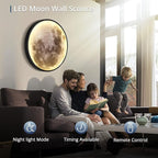 Dimmable Moon Wall Light 19.6 inch Wall Lights - Image 2