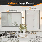 Delma Bathroom Mirror, High-Definition Vanity Mirror, Versatile Mirror - Image 7