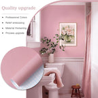 Dimoon 17.7''x177'' Peel and Stick Wallpaper Pink Contact Paper - Image 6