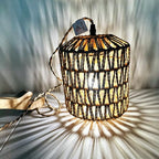 Frideko Plug in Wall Sconces Set of Two Hand Woven Lamp - Image 7