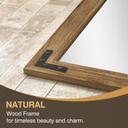 FICTOR Wooden Full Length Mirror, - Image 7