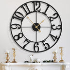 LEIKE 31 Inch Extra Large Wall Clock, Retro Decorative Oversized Silent Little by LEIKEWALLCLOCK