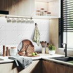 Vieshful 10pcs Peel and Stick Backsplash Tile，12"x12" Self Adhesive Marble Tile - Image 2