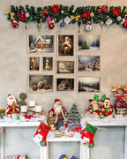 KBKBART Christmas Wall Art Prints Set of 10, Winter Christmas Picture Wall - Image 5