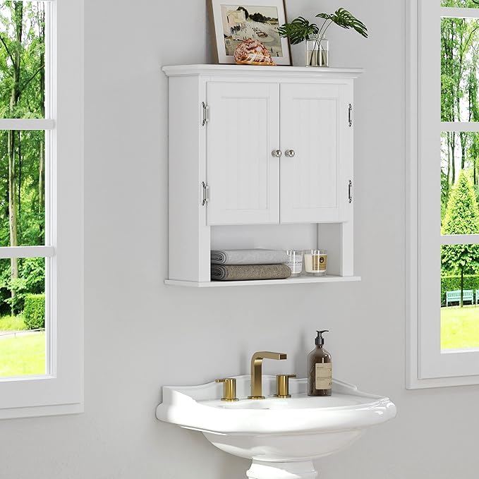 UTEX Bathroom Wall Cabinet, Bathroom Medicine Cabinet - Image 5