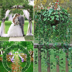 Comtelek 168 FT Artificial Ivy 24 Pack Ivy Vine Garland Ivy Leaves Greenery - Image 4