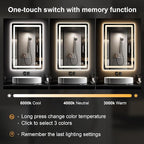 TRAHOME LED Bathroom Vanity Mirror 32"x24" - Image 5