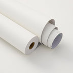 Haimin Fabric Wallpaper Textured Contact Paper White Peel and Stick Faux Linen - Image 7