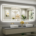 Briivue 96x36 Inch LED Bathroom Mirror by Briivuemodernmirrors