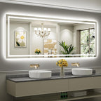 Briivue 96x36 Inch LED Bathroom Mirror by Briivuemodernmirrors