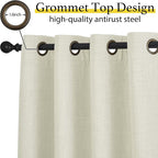 NICETOWN 30 Inch Length Curtain Valances, 2 Panels Blackout Thermal Insulating - Image 3