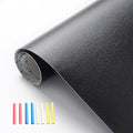 Chalkboard Wallpaper Peel and Stick, 17.5"x78.7" Blackboard Contact Paper Self by Borskyn