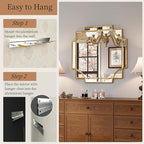 Kelly Miller Gold Framed Mirror - Image 8