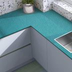 Teal Peel and Stick Self Adhesive Wallpaper - Image 4