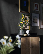 Heroad Grey Peel and Stick Wallpaper Modern Contact Paper Dark Grey and Black - Image 3