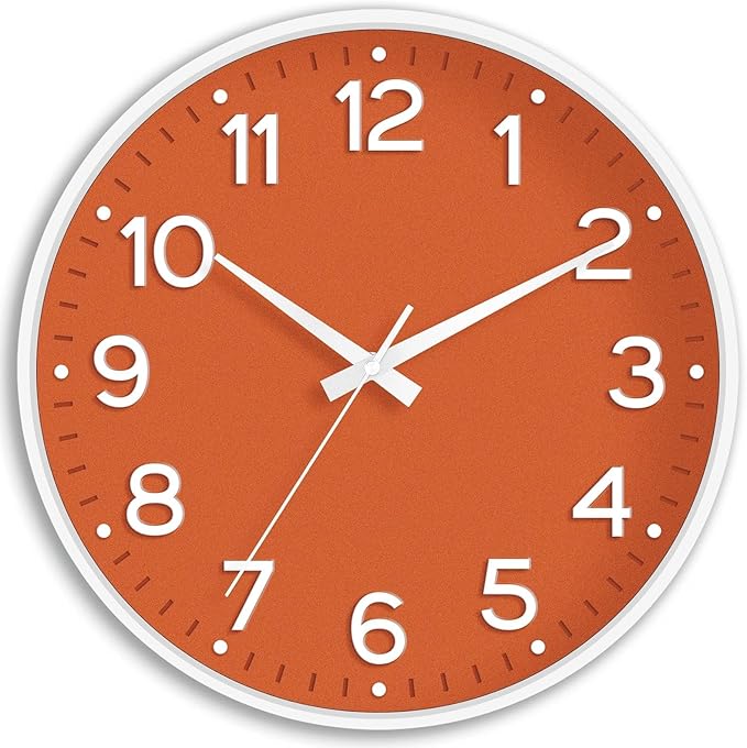 Roymnie Wall Clock 10 Inch Silent Wall Clocks Battery Operated-Modern Non by Unknown
