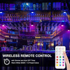 BLS LED Puck Lights with Remote Control, Wireless Under Cabinet & Closet - Image 4