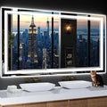 55"x30" LED Bathroom Mirror by INFINIGLASS