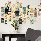 Containlol 60 Pcs Vintage Wall Collage Kit Maximalist Paintings Art Prints - Image 5