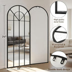 Degfig Arched Full Length Mirror - Image 7