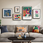 Large Framed Matisse Canvas Wall Art by Cuspin