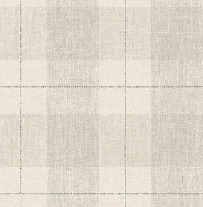 NextWall Lenox Hill Plaid Peel and Stick Wallpaper by NextWall