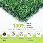 AOKIE 10"X10" Artificial Grass Wall, Party Garden Fence Decor - Image 2