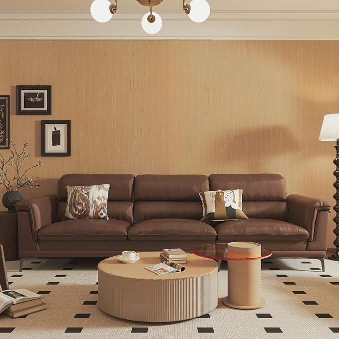 BOMENG Extra Wide Brown Wood Contact Paper Thick Oak Wood Wallpaper Peel and - Image 3