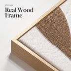 Framed Boho Abstract Beach Wall Art - Image 5