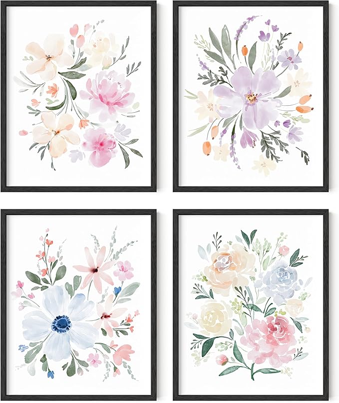 HAUS AND HUES Flower Wall Decor by HausandHuesArtPrints
