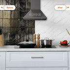 IZODEKOR 4 Pcs 24"x48" PVC Marble Wall Panels - Image 5