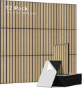 12 Pack PVC Wood Panels for Wall, 11.8 x 15.7 x 0.35 Inch Sound Absorbing Panels by AUTORIFIC