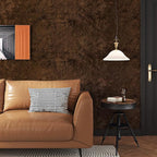 Wallercity Deep Brown Self Adhesive Velvet Wallpaper Peel and Stick Soft Touch - Image 8