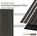 TO-TH Wood-Look Sound Panels, 4 Pack 47.2” x 23.6” Soundproof Wall Panels - Image 2