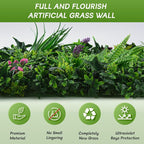 fanado Grass Wall Panels 20"x20", Artificial Hedge Greenery Wall Backdrop - Image 5