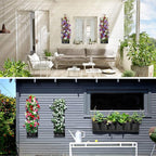 6 Pockets Hanging Planters for Outdoor Plants, One Pack Wall Planter Vertical - Image 6