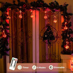YOLIGHT Wishing Ball Curtain Lights 200 LED Window Curtain String Lights - Image 3