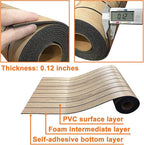 YLL YLL PVC Slat Wall Panel Peel and Stick 236"x 15.7" Faux Oak Grain Wood Slat - Image 7