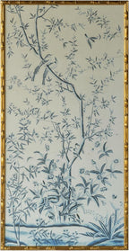 HongFengtang Chinese Rice Paper Print China Flower And Bird Bamboo Frame 54.3 X by Hongfengtang