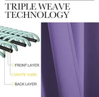 NICETOWN RV Blackout Curtains for Camper Windows, Lilac Purple, Short Blackout - Image 3