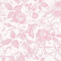 JiffDiff Floral Vintage Wallpaper Peel and Stick，Pink Rose Wallpaper Removable by wallpaper