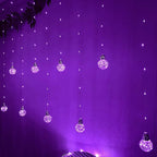 YOLIGHT Wishing Ball Curtain Lights 200 LED Window Curtain String Lights - Image 3