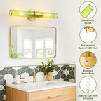 Morauroral Gold Battery Operated Wall Sconces Set of 2, Rechargeable Wall Lights - Image 2