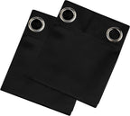 LEMOMO Blackout Curtains 42 x 63 inch/Black Curtains Set of 2 Panels/Thermal - Image 9