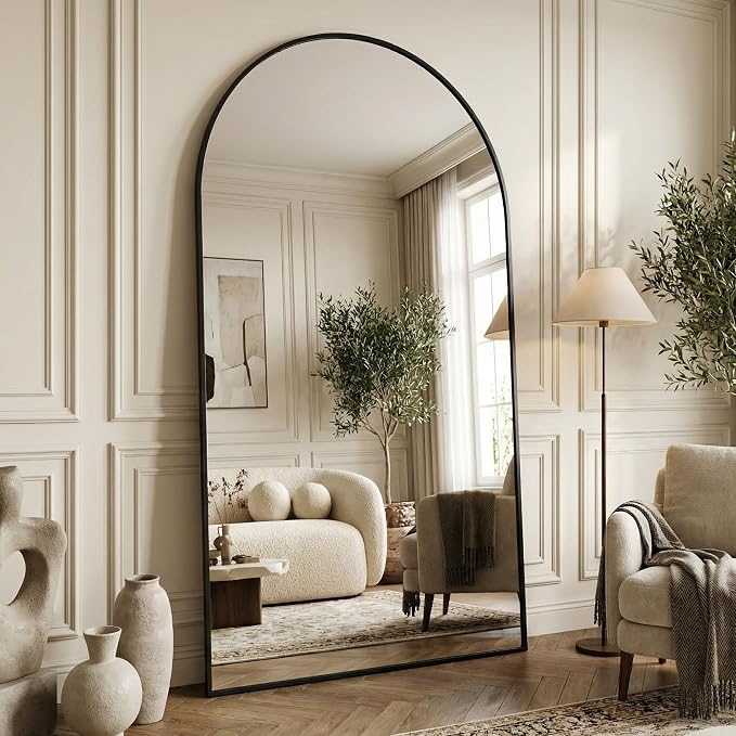 Suidia 86"x46" Arched Full Length Mirror - Image 2