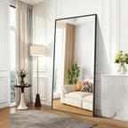 KOCUUY Black Bathroom Mirrors for Wall, 72x36 Large Rectangle Mirrors for - Image 8