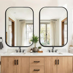 FICTOR Bathroom Vanity Mirror for Wall, 2 Pack 28" x 40" Rectangle Bathroom - Image 3